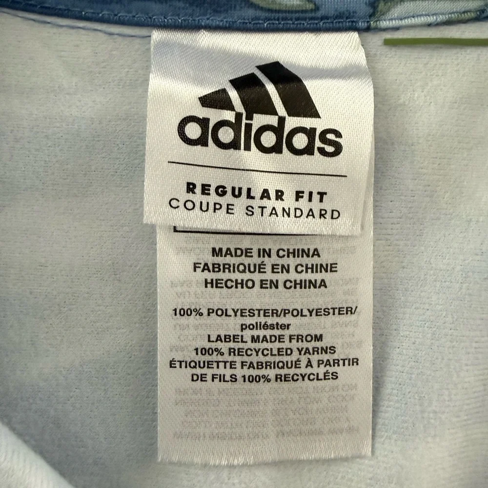 Adidas Blue & Green Track Jacket and Pants - Size 7